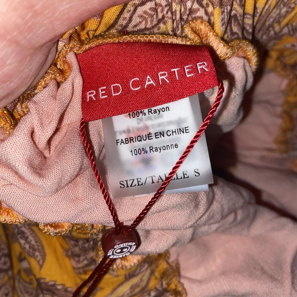 Red Carter Women's Tie Back Maxi Swimsuit Cover Up Dress Size Small NWT $198 - Picture 7 of 8